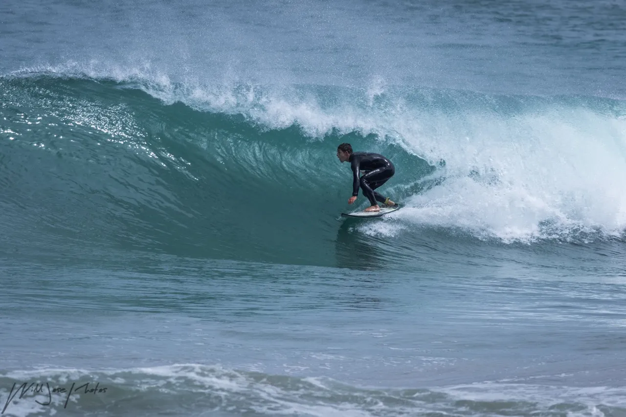 background image: Ben catching a barrel